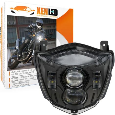 Phare à LED Yamaha XT660X XT660R 2004-2016 - canbus 78W - XENLED - 4600Lms