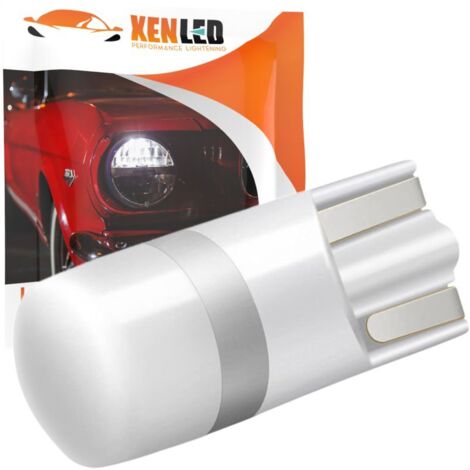 AMPOULE LED T10 W5W ANGLE-360 6V (BLANC FROID 6000K) - VOITURE ANCIENNE OU PINBALL (1/5)