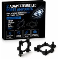 2 Adaptateurs LED Porte Ampoules HONDA, HYUNDAI, OPEL, TOYOTA - Type F