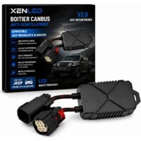 1x Boitier CANBUS Anti-Scintillement Jeep Wrangler & Gladiator V2.0 anti-interférence LED Haute Puissance - XENLED