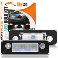 Pack LED plaque arrière FORD FIESTA MK5 / MONDEO MK2 Hayon / FUSION - BLANC 6000K - eclairage plaque immatriculation