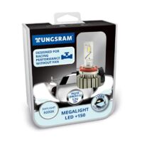 Kit H8 H11 12V-LED (PGJ19) 6000K 18W Megalight LED +150 NO ECE 2st. Tungsram 60480 PB2