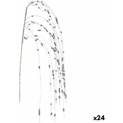 Branche Baies Argenté 100 x 3 x 5 cm (24 Unités) (1/3)