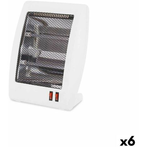 Chauffage d'Appoint Quartz Argon Blanc 400-800 W (6 Unités) (1/4)