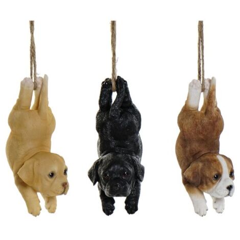 Figurine Décorative DKD Home Decor Résine Chien (9 x 10.5 x 20 cm) (3 pcs) (1/3)