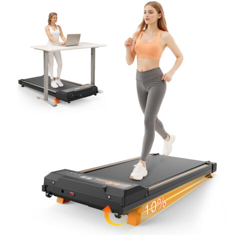 BLOSSOM Tapis Roulant da Scrivania, 3 Livelli, 1-12 Programmi, 1-12km/h, APP, Schermo LCD  Tapis Roulant Compatto da Scrivania