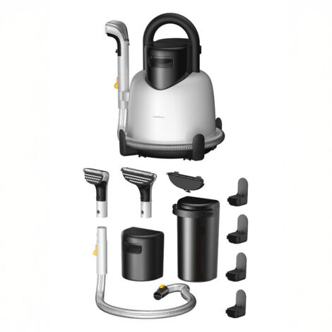 DEERMA BY100S Pulitore a vapore - 18KPa/400W - 100°C - 5 accessori - Pulitore portatile per tappeti, divano, auto, pavimento e mobili (1/5)