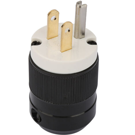Connecteur de Prise Industrielle 3 Pôles Étanche 15A 125V (1/5)
