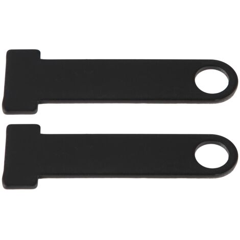 Serrure de sangle pour casque moto - Anneau en D universel en acier inoxydable pour Honda (Noir) (1/5)