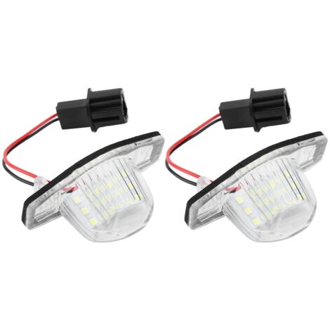 Éclairage de Plaque d'Immatriculation 18 LED pour Honda Fit/Jazz 2002-2014 (Lot de 2) (1/5)
