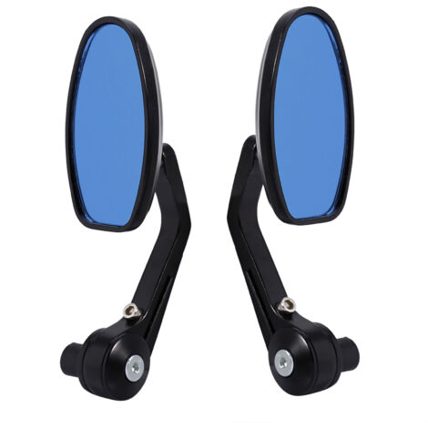 Rétroviseurs moto noir pour guidon 7/8" - Prix promotionnel