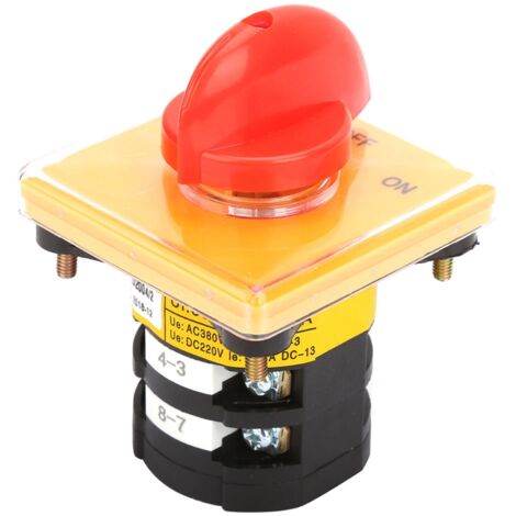 Interrupteur rotatif à came 25A 380V AC JYW29B-25/2 - Commutateur de sélection D2004 (1/5)