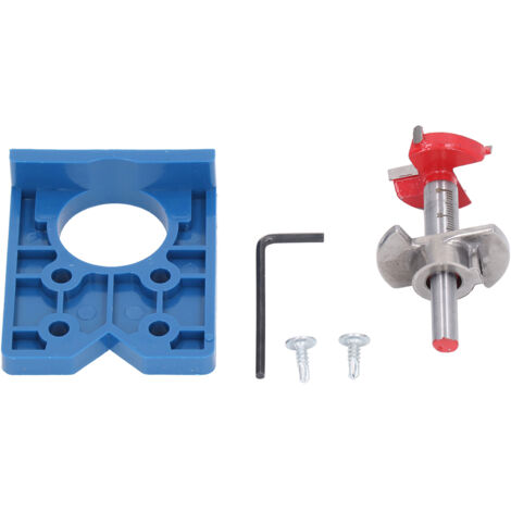 Kit de perçage pour charnières invisibles 35mm, outil pour portes et fenêtres (1/5)