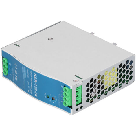 Alimentation ferroviaire industrielle 120W 24V 5A AC 100-240V (1/5)