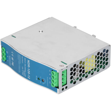 Alimentation sur rail DIN 10A 120W AC 100-240V - Convertisseur NDR-120-12 (1/5)
