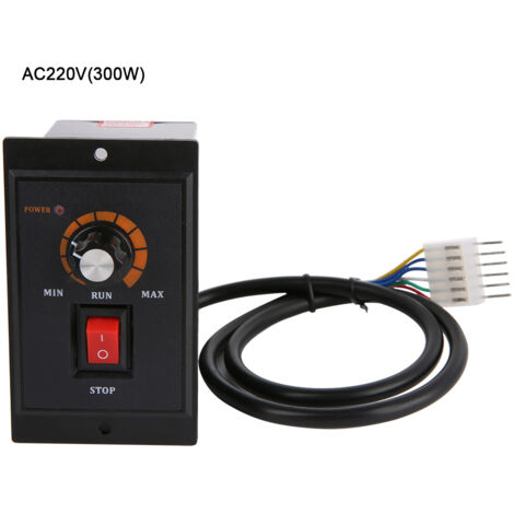 Régulateur de Vitesse Moteur Monophasé 220V 50/60Hz 300W (1/5)