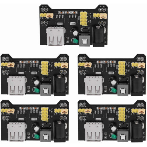 Module d'alimentation dédié pour breadboard - 5 unités, 5V/3.3V, carte d'alimentation (1/5)