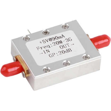 Module Amplificateur RF Large Bande 0.02‑3GHz, Gain 20dB, 1 Pièce