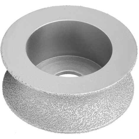 Meule diamant brasée pour pierre, céramique et verre - 7.3cm disque abrasif concave (1/5)