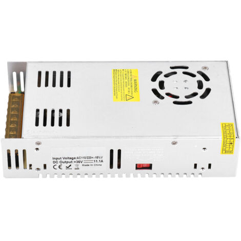 Alimentation à découpage 400W 36V 11A - Entrée AC115/230V - Pour CNC et moteurs pas-à-pas (1/5)