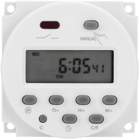 Minuterie Numérique LCD 12V DC, Commutateur à Contrôle Micro-ordinateur (1/5)