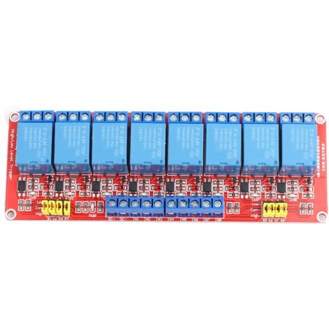 Module Relais 12V 8 Canaux avec Déclenchement Haut/Bas Niveau (1/5)