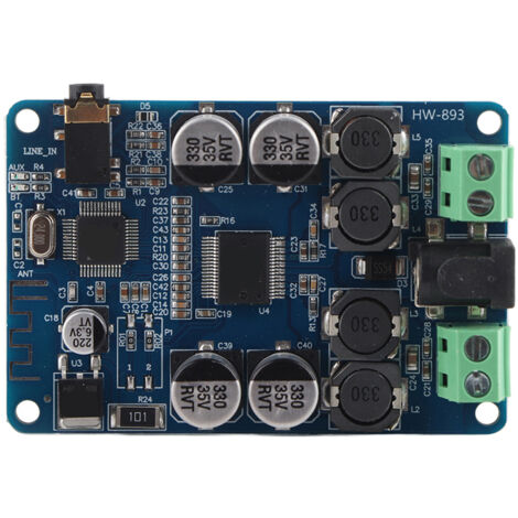 Amplificateur Audio Bluetooth 2.1 TDA7492P 2x25W avec Entrée Auxiliaire