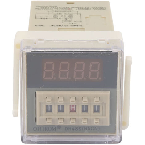 Minuteur Relais Numérique 8 Broches 0.01s à 9999h 24V AC/DC (1/5)