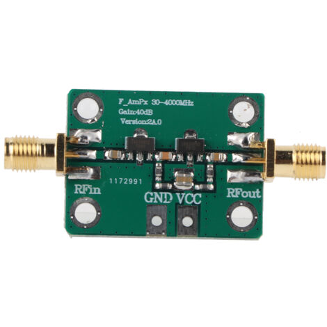 Amplificateur Large Bande RF 30-4000MHz, Gain 40dB, pour Signaux FM HF VHF/UHF