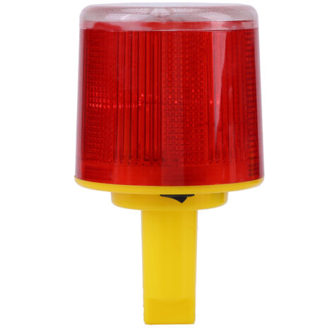 Lampe d'avertissement LED solaire d'urgence pour véhicule et bateau - Feu rouge clignotant (1/5)