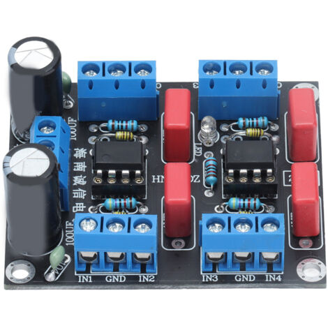 Module d'Amplification Audio 4 Canaux - Alimentation Double - NE5532 - 2x15V (1/5)