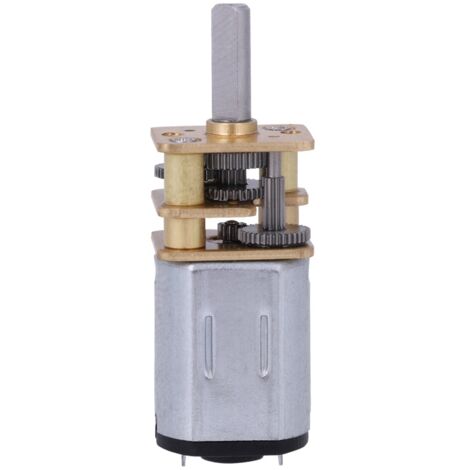 Moteur DC N20 Réducteur Métallique - 3V/6V/12V, Vitesse 50 à 2000 RPM (1/5)