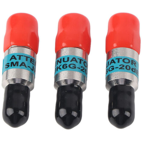 Atténuateur coaxial RF 2W 6GHz 50Ω, 1-30dB (20dB) mâle-femelle (1/5)