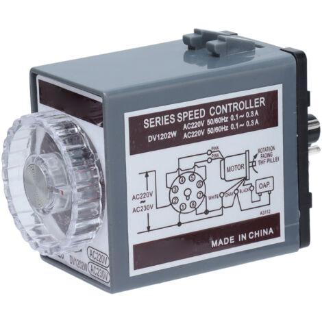 Régulateur de Vitesse Moteur AC 220V pour Équipement DV1202W