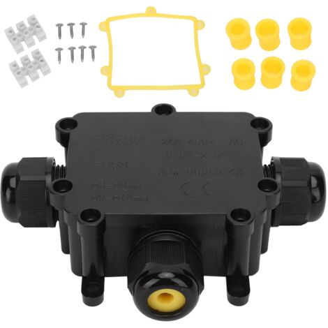 Connecteur de câble étanche IP68 3 voies pour extérieur (1/5)