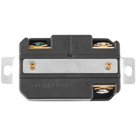 Prise électrique femelle verrouillable 30A 125V pour câble de générateur (1/5)