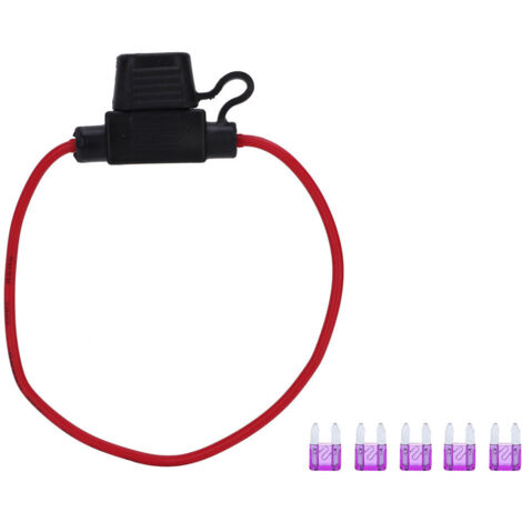 Bloc-fusibles 5 pièces avec fusibles ATC/ATO pour voiture, bateau, camping-car (3A) (1/5)