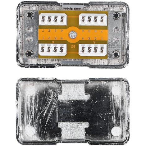 Boîtier de jonction ABS avec connecteur RJ45 CAT6 blindé à port unique