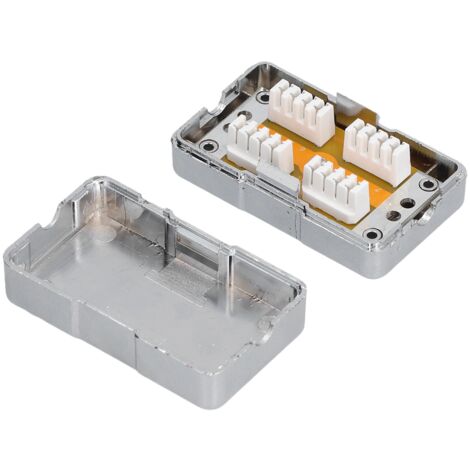 Boîtier de jonction ABS avec connecteur RJ45 CAT6 blindé à port unique