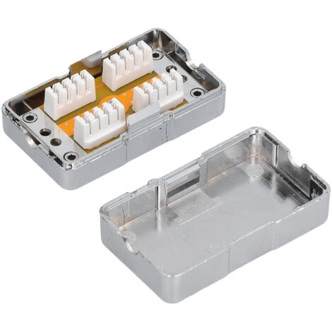 Boîtier de jonction ABS avec connecteur RJ45 CAT6 blindé à port unique