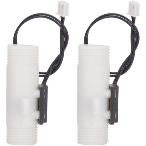 Capteur de Débit d'Eau Interrupteur - 2 Pièces, Type Gravité, Plastique, FS G1/2, Double Filetage Mâle (1/5)