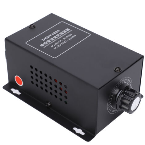 Interrupteur de régulateur de vitesse pour moteur de ventilateur de plafond monophasé - DRDY4000 (220V AC) (1/5)
