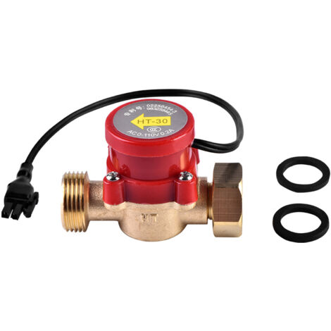 Capteur de Débit pour Pompe à Eau HT-30 - 1 Pièce, 0-110V AC, 0.2A, Filetage G3/4" (1/5)