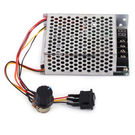 Contrôleur de Vitesse Moteur DC 10V-55V 40A avec Affichage Numérique et Inversion de Sens (1/5)