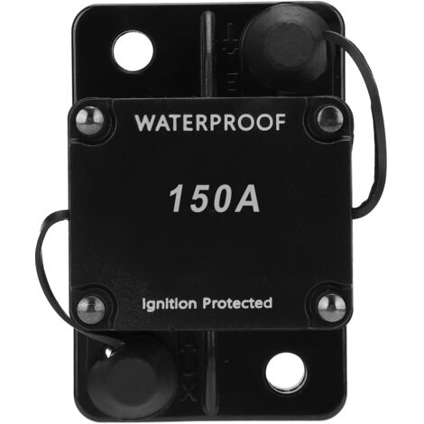 Porte-fusible étanche à réarmement automatique pour disjoncteur DC 12-24V (1/5)