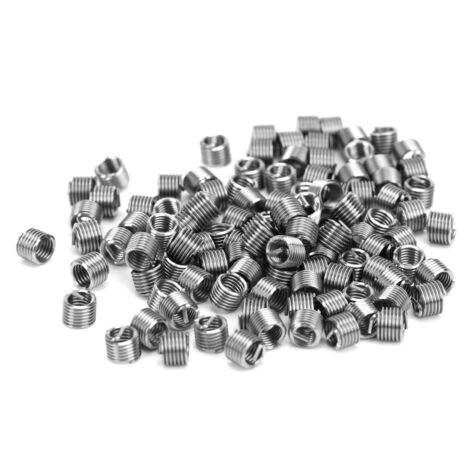 Kit de Réparation Filetage Inox - 100 Pièces, M4x0.7, Insert Fileté Mâle/Femelle, Outil de Fixation (1/5)