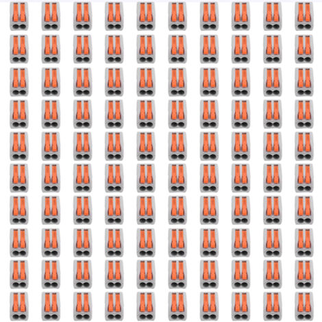 Blocs de jonction rapides 100 pièces pour câblage parallèle d'appareils (1/5)