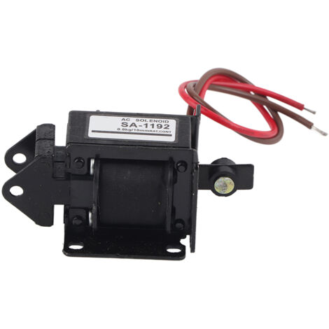 Électroaimant à solénoïde AC 220V, force 7.8N, course 10mm pour actionneur push-pull (SA-1192) (1/5)