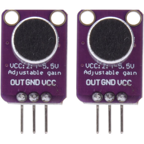 Micro amplificateur MAX4466 réglable - Lot de 2 pièces (1/5)
