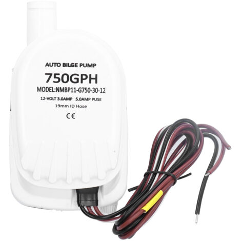 Pompe de Cale Automatique 12V - 750 GPH - Équipement Nautique (1/5)